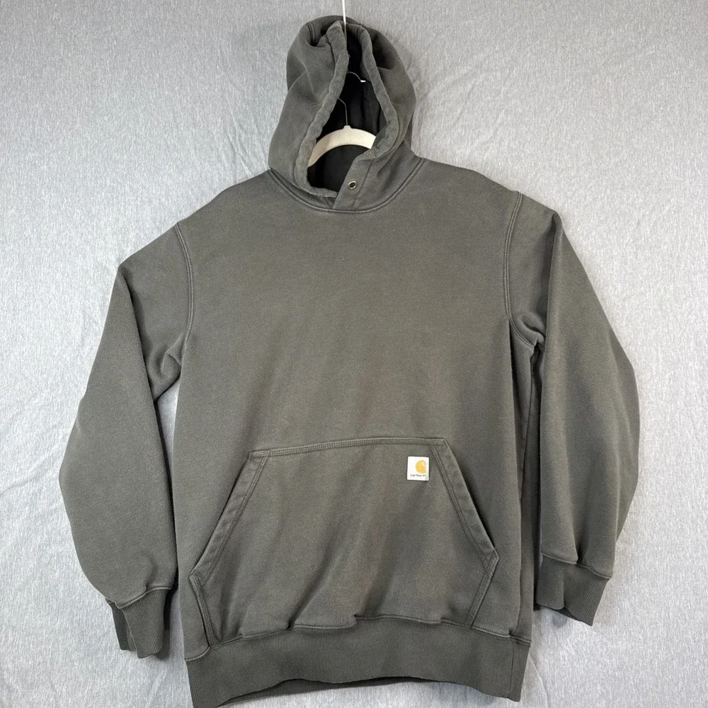 Carhartt Rain Defender Hoodie Men's Medium Green Pullover Heavyweight Streetwear